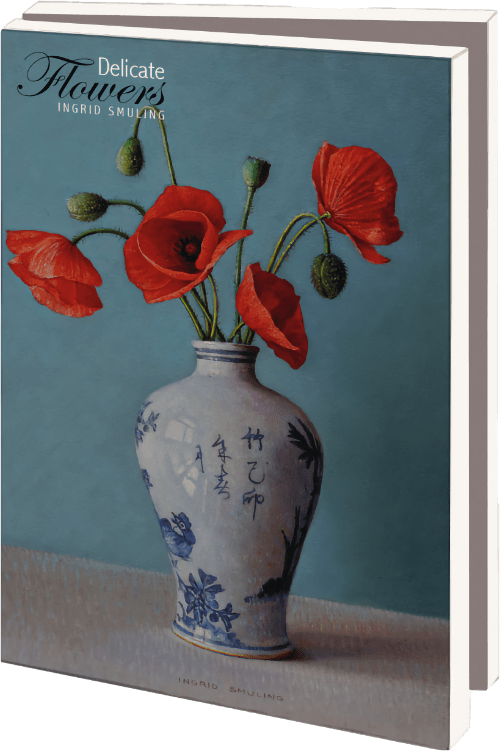 Kaartenmapje - Delicate Flowers (klein), Ingrid Smuling